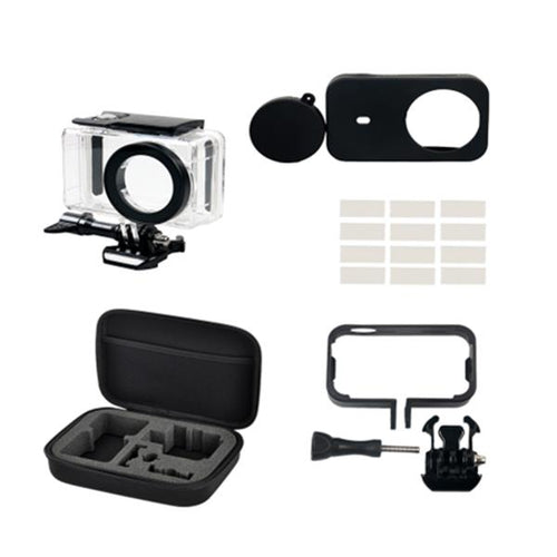 Mini Sport Camera Protective Set w/ Silicone Cover/Waterproof Shell/Lens Cover for Xiaomi Mijia 