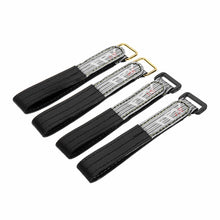 2Pcs RJX FPV AF 220x20mm 3M Fiber Black Plastic/Metal Buckle Battery Straps