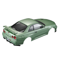 Killerbody 48645 NISSAN SKYLINE (R34) Finished Body Shell Champaign-gold for 1/10 Touring Car