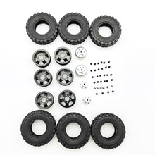 4X4 Rear Double RC Car Wheel For 1/16 WPL B14 B24 JJRC Q61 Military Truck Vehicle Models