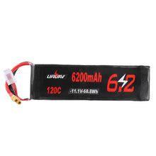 URUAV 11.1V 6200mAh 120C 3S Lipo Battery XT60 Plug for RC Drone