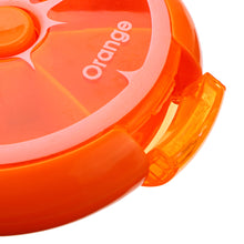 7 Slots Round Storage Tool Box Screw Nut Orange Pink Color Box