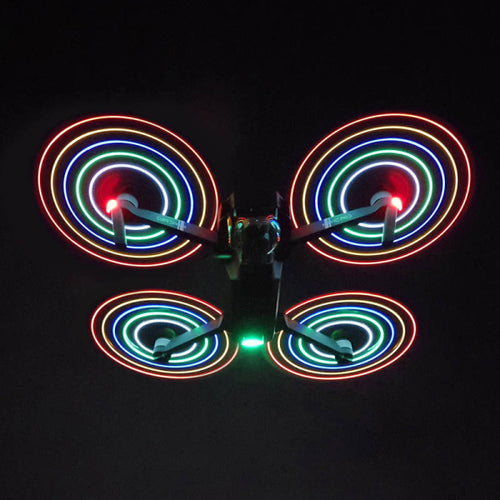 2Pcs 8311 Low-Noise Quick-Release LED Flash Propellers For DJI Mavic Pro / Platinum