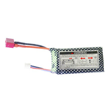 Xinlehong 7.4V 1600mAh 2S Lipo Battery with Bandage USB Cable for 9125 1/10 RC Car Spare Parts 