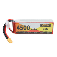 ZOP Power 11.1V 4500mAh 75C 3S Lipo Battery XT60 Plug for RC Drone Car Boat Helicopter Airplane