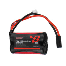 SUBOTECH 18650 7.4V 1500mAh 20C 2S Li-ion Battery for BG1513 BG1515 BG1518 RC Vehicles Model