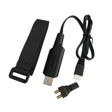 3PCS Xinlehong Dual Battery T Plug Conversion Wire USB Charger for 7.4V RC Lipo Spare Parts 