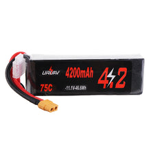 URUAV 11.1V 4200mAh 75C 3S Lipo Battery XT60 Plug for RC Racing Drone 