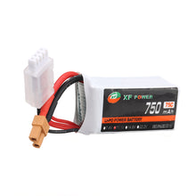 XF POWER 11.1V 750mAh 75C 3S Lipo Battery XT30 Plug for RC FPV Racing Drone