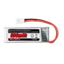 RGT 13638 3.7V 500MAH Lipo Battery For 1/24 136240 V2 RC Car Rock Crawler Off-road Vehicle Models Parts