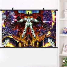 Anime Mobile Suit Gundam UC Wall Scroll Mural Poster Wall Hanging Poster Fashion Otaku Home Decor 40×60cm