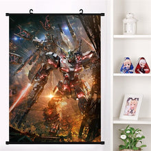 Hot Anime Mobile Suit Gundam Unicorn UC Wall Scroll Mural Poster Wall Hanging Poster Home Decor Otaku Collection Art