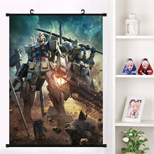Hot Anime Mobile Suit Gundam Unicorn UC Wall Scroll Mural Poster Wall Hanging Poster Home Decor Otaku Collection Art