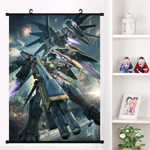 Hot Anime Mobile Suit Gundam Unicorn UC Wall Scroll Mural Poster Wall Hanging Poster Home Decor Otaku Collection Art