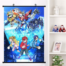 Hot Anime Mobile Suit Gundam Unicorn UC Wall Scroll Mural Poster Wall Hanging Poster Home Decor Otaku Collection Art