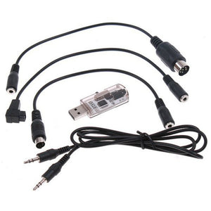 14 IN 1 RC USB Simulator For Aerofly Phoenix XTR G5 Esky WFLY Radio Transmitter Spare Part