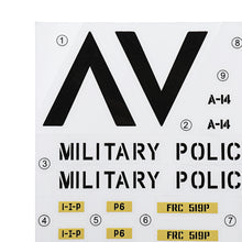 HG P408 1/10 RC Car Model Spare Parts DIY Stickers Decals Sheet for Desert Yellow Body Accessory 