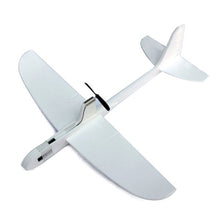 Upgraded Super Capacitor Electric Hand Throwing Free-flying Glider DIY Airplane Model (White)
