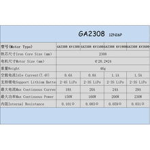 Eaglepower GA2308 1300KV KV1300 Customized UAV Drone motor 3S-4S Brushless Motor for Fixed Wing RC Plane Aircraft 