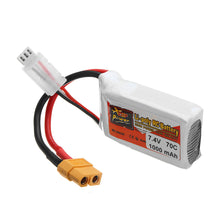 ZOP POWER 7.4V 1000mAh 70C 2S Lipo Battery With XT60 Plug 