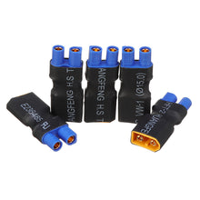 5Pcs URUAV EC3 Female to XT60 Male Plug Adapter Connectors Kit with Silicone Wire Heat Shrink Tube