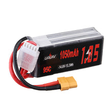 URUAV 14.8V 1050mAh 95C 4S Lipo Battery XT60 Plug for FPV Racing Drone