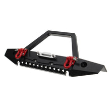 Aluminum Front RC Car Bumper With LED Light For Axial SCX10 Crawler 4WD Truck 1/10 RC Car