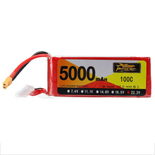 ZOP Power 22.2V 5000mAh 100C 6S Lipo Battery XT60 Plug for RC Drone Helicopter Car 