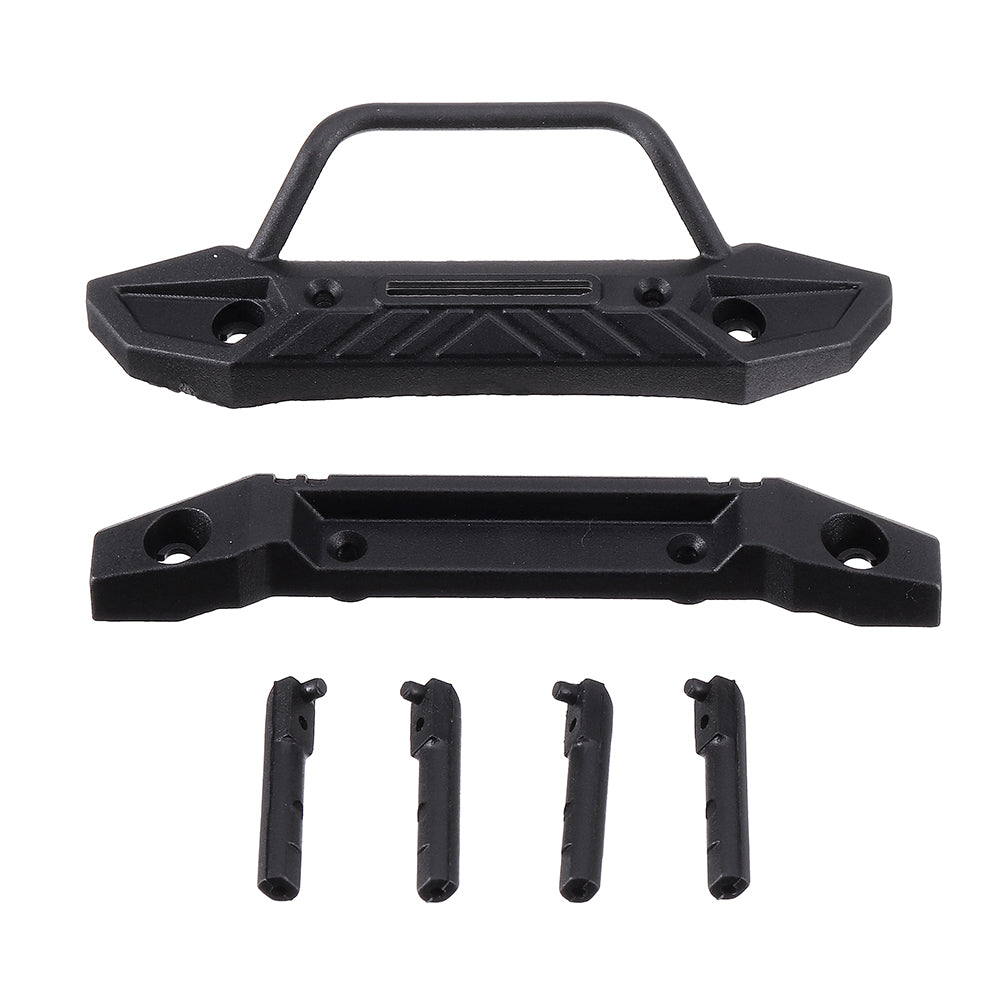 Front+Rear Bumper Protector For RGT 136240 V2 1/24 RC Car Vehicle RC Rock Crawler Off-road Parts