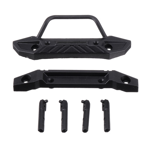 Front+Rear Bumper Protector For RGT 136240 V2 1/24 RC Car Vehicle RC Rock Crawler Off-road Parts