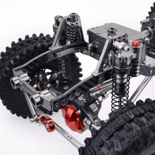 SCX10 1/10 4WD CNC All Metal Carbon Fiber RC Car Frame+540 Motor+60A Waterproof ESC+M1500 Servo Straight Bridge Version