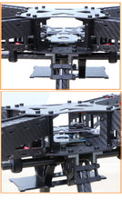 HSKRC X450 450mm Wheelbase 10/11/12 Inch Carbon Fiber Frame Kit for RC Drone 520g