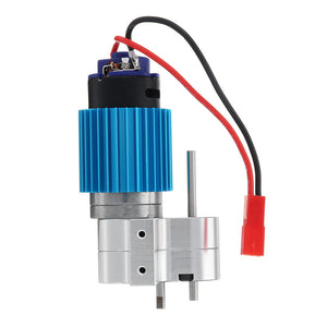 1PC Metal Transfer Gear Box W/ 370 Motor for WPL B-16 B-24 B-36 C24 JJRC Q60 Q61 4WD 6WD RC Car 