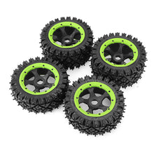 4PCS Rovan 85243 Front Rear Tires & Wheels for 1/5 HPI KM Baja 5B RC Car Parts