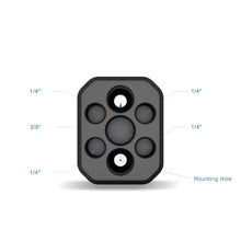 Extension Mount 1/4 3/8 Inch Adapter 5 Screw Hole Connector For DJI Ronin-S Gimbal  