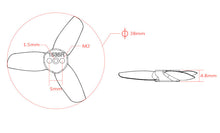 10 Pairs KINGKONG/LDARC 1535 3-blade 1.5mm Hole Propeller for TINY GT7 GT8 2019 V2 FPV Racing Drone