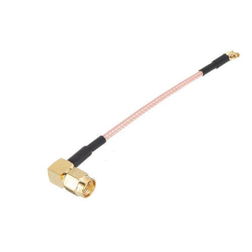  10cm RG316 MMCX-JW to SMA-J RF Right Angle Adapter RF Connector Extension Cable For FPV RC Drone