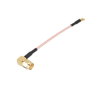  10cm RG316 MMCX-JW to SMA-J RF Right Angle Adapter RF Connector Extension Cable For FPV RC Drone