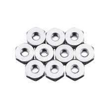 10Pcs M2 Manual Knurled Thumb Aluminum Alloy Screw Nut Spacer Flat Washer