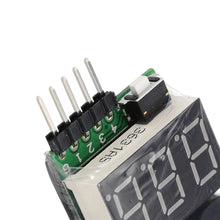 Power Genius PG VM004 Battery Voltage Tester Low Voltage Buzzer Alarm for 1-4S Lipo Battery 