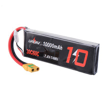 URUAV 7.4V 10000mAh 30/60C 2S Lipo Battery XT90 Plug for RC Quadcopter FPV Racing Drone
