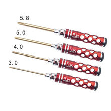 4PCS RJX Phillips Cross Screwdriver 3.0mm 4.0mm 5.0mm 5.8mm For RC FPV Car Boat Airplane Models