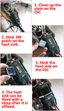 5 PCS Aluminum Alloy Heat Sink 11*11*5mm Cooling Chip with Ultra-thin Sticker for RC ESC Servo Motor UAV FPV Transmitter