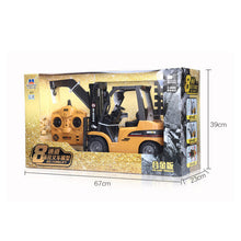 HuiNa 577 Forklift Alloy Metal Plastic 2.4G 8CH RC Truck Multi-players Toy Gift