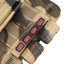 BB638 Plastic 2.4G 10CH RC Tank With Light Sound RC Car Toys