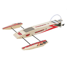 3652 Unassembled Electric RC Boat Kit without Motor ESC Servo Transmitter Battery