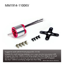 AEORC RC Power Combo MM1914 1100kv kv1100 ADH300L Brushless Motor +20A ESC+3.5mm Banana Plug Combo for RC Fixed Wing Airplane Plane