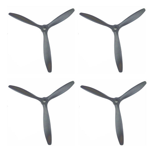 4PCS QTmodel 9060 9x6 inch Efficient 3 Leaf Blade Propeller for RC Models
