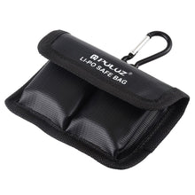 PULUZ Lithium Battery Explosion-proof Safety Protection Storage Bag with Carabiner for GoPro / DJI OSMO ACTION Camera Battery