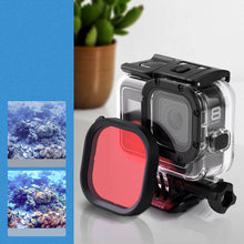  Diving Lens Filter Red / Pink / Purple For GoPro Hero 8 FPV Action Camera Compatible Original Waterproof Case